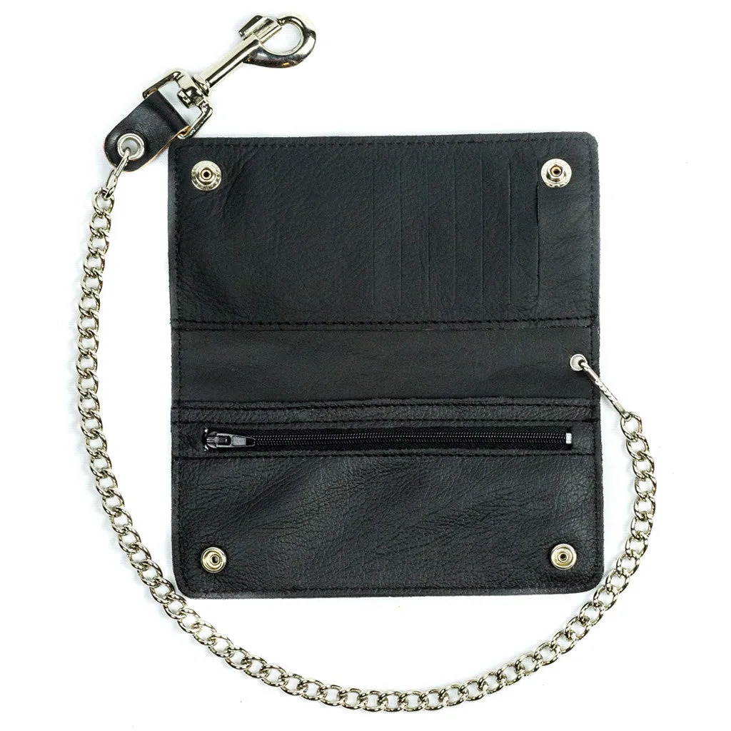 BW341  Bi-Fold Wallet w/ Chain