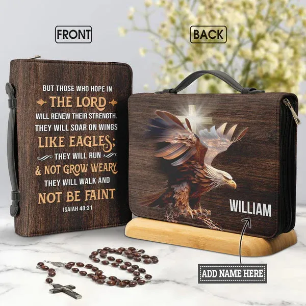 Christianart Bible Cover, But Those Who Hope In The Lord Isaiah 40 31, Personalized Gifts for Pastor, Gifts For Women, Gifts For Men.
