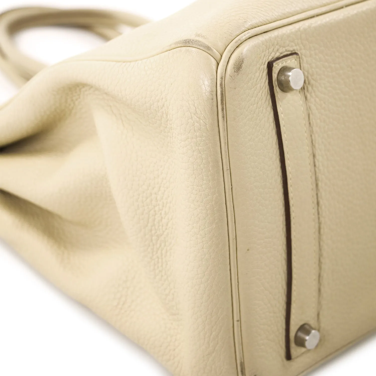 Hermès Birkin 35 Parchemin Clemence Leather