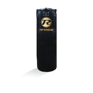 Jumbo Buffalo Leather Punch Bag - Black / Gold