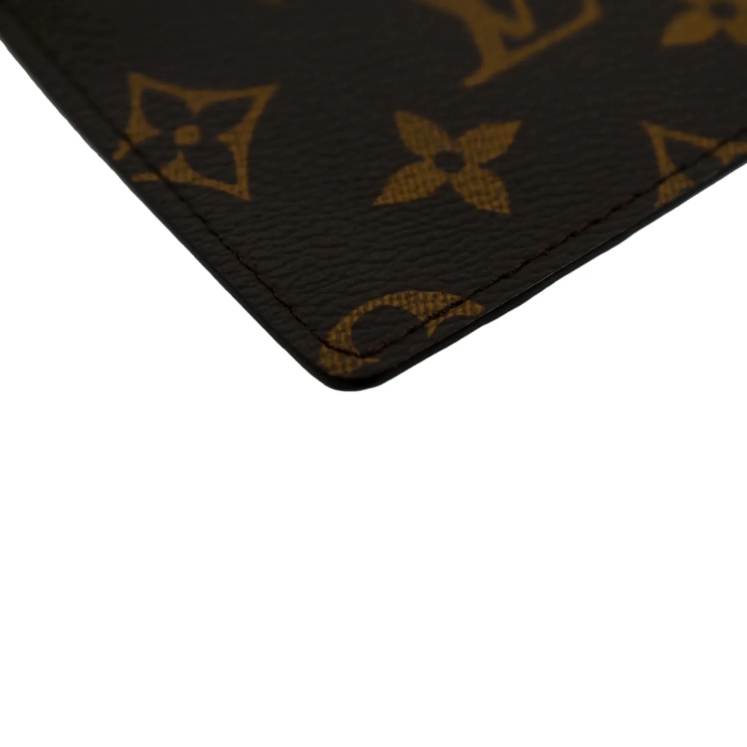 LOUIS VUITTON Felicie Zippered Monogram Canvas Insert Pouch Brown