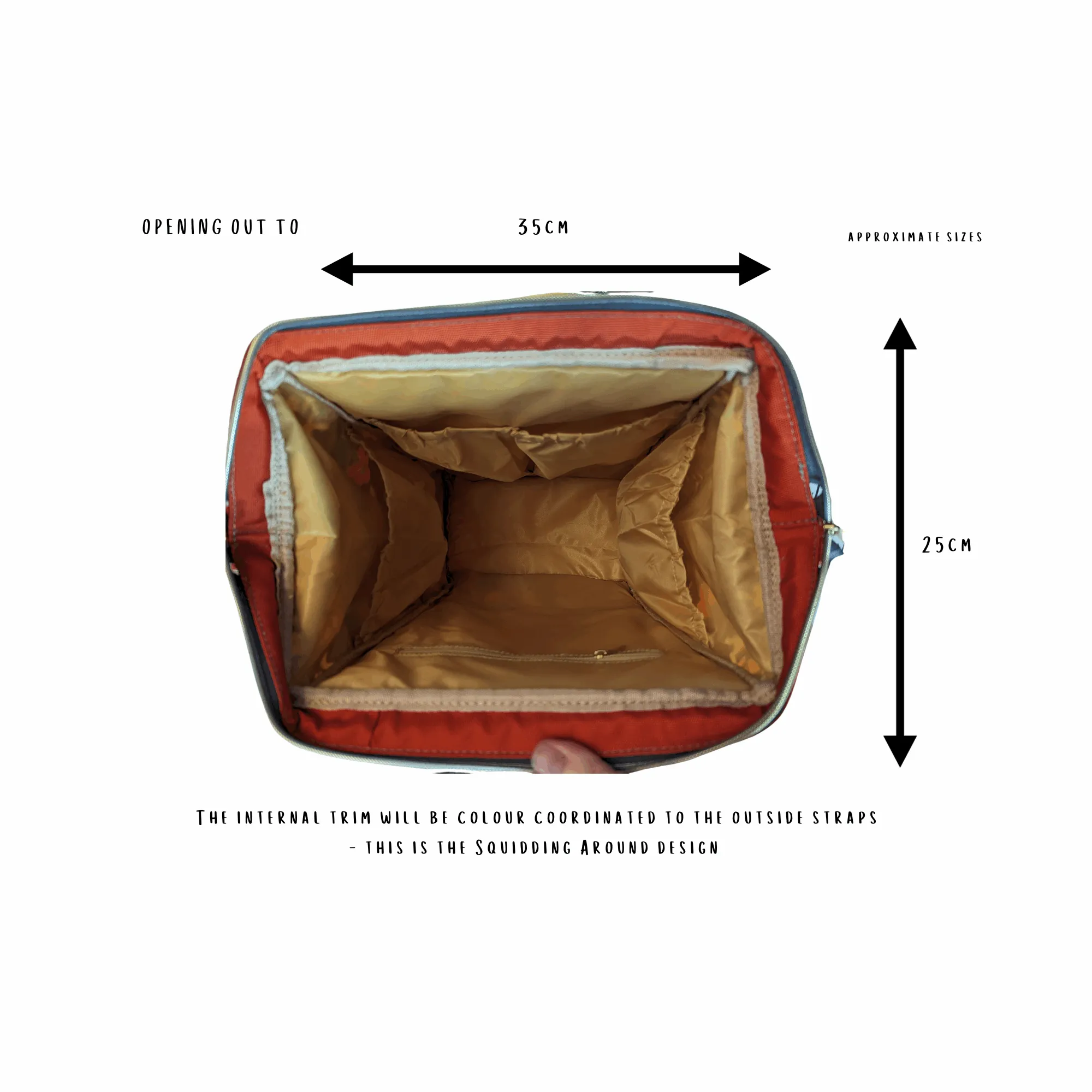 Personalised & Customised -  Backpack Baby Changing Bag