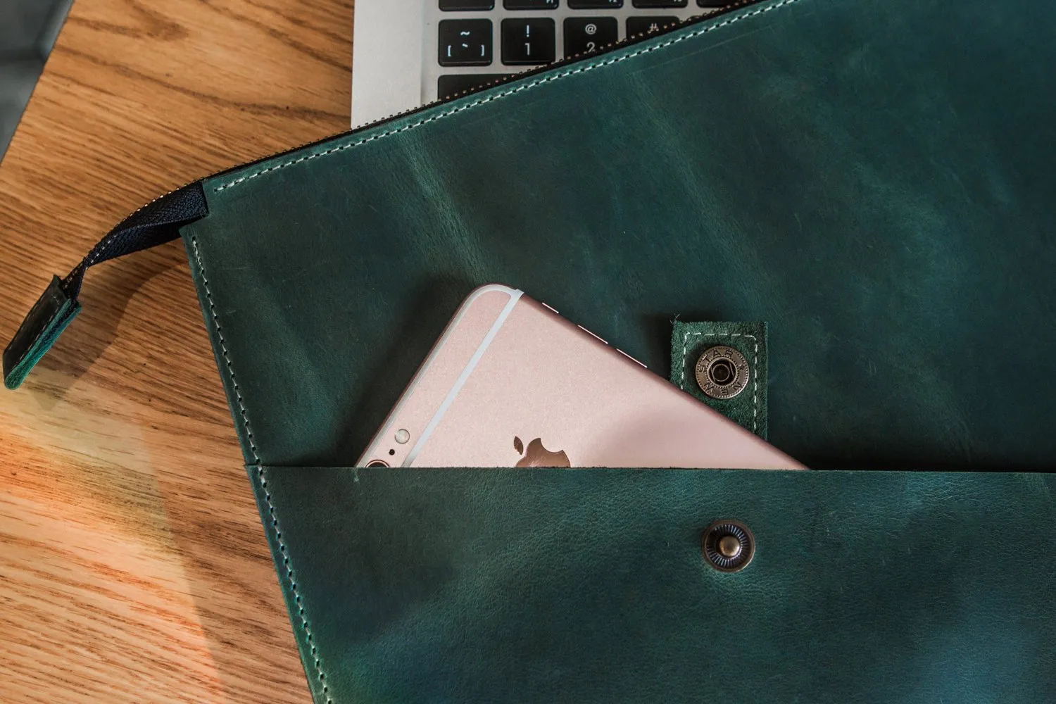 Personalized Leather Portfolio Folder